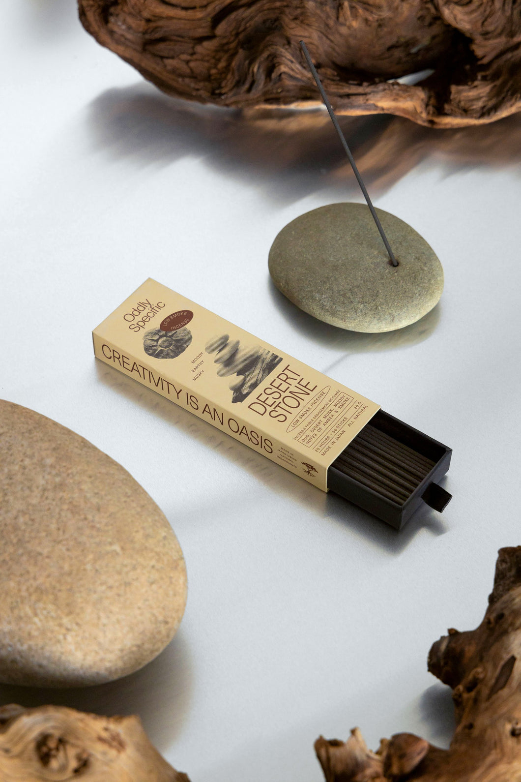 Desert Stone Incense (Low Smoke)