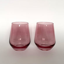 Load image into Gallery viewer, Stemless Wine Glass - set of two
