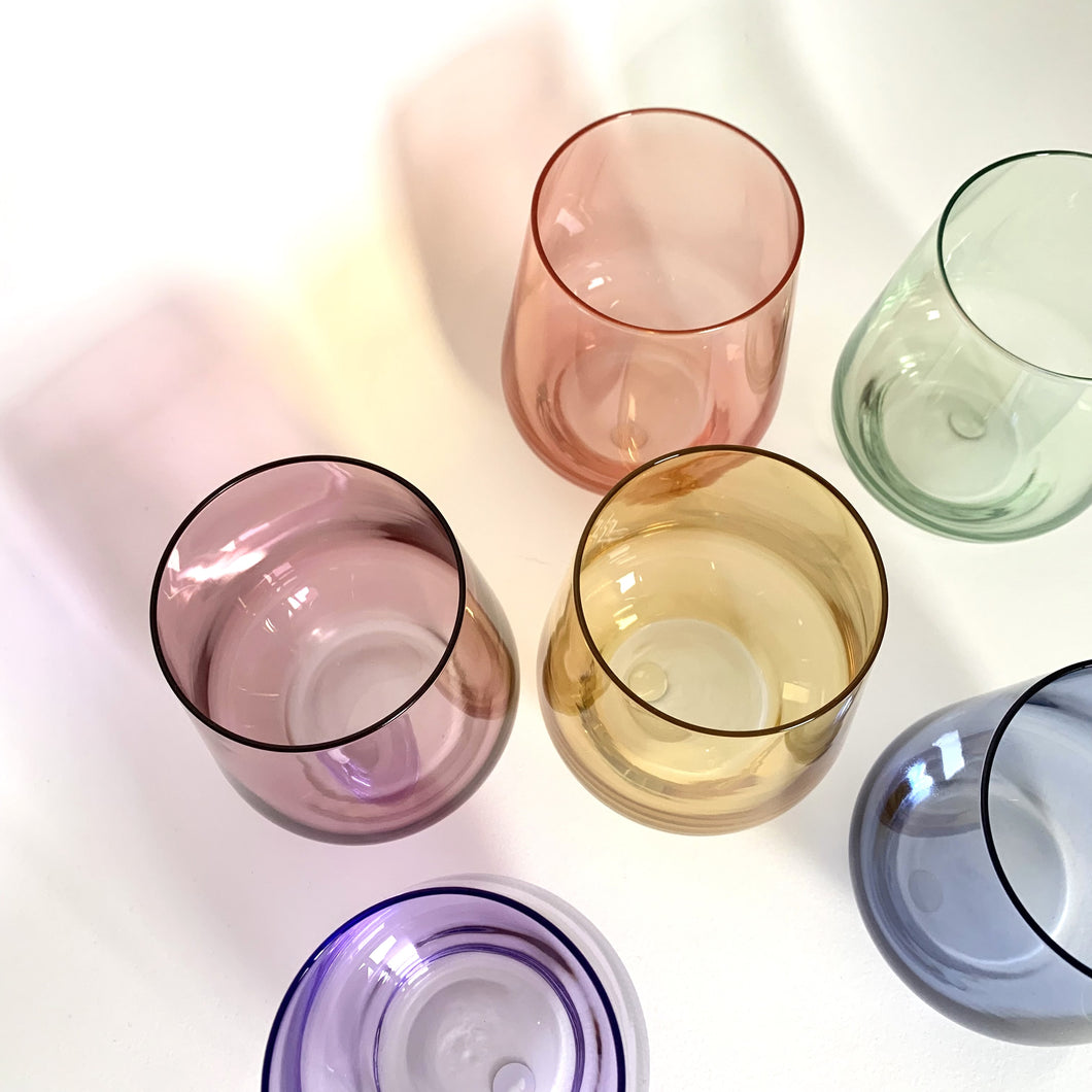 Stemless Wine Glass - set of six