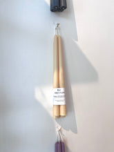 Load image into Gallery viewer, Beeswax/Soy Taper Candles (Charcoal)
