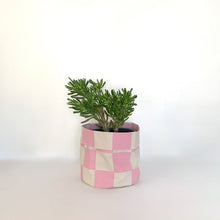 Load image into Gallery viewer, Check Planter, Pink
